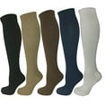 thumbnail image 1 of 5 Pair Moderate Compression Socks, 15-20 mmHg. Assorted Colors M/L, 1 of 4