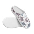 thumbnail image 3 of Goofa Tribal Style Turtle Print Womens Mens Cotton Lightweight House Slippers , Washable Home Slippers,Indoor Comfy Bedroom Cozy Slippers-37/38, 3 of 7