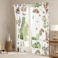 thumbnail image 3 of Castle Fairy Dragon Letter L Black Out Curtains for Kids,Watercolor Animal Rainbow Curtains Pack of 2 (42x63 Each), 3 of 6
