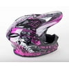 Cyclone ATV MX Motorcross Dirt Bike Quad Offroad Helmet Pink
