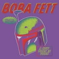 thumbnail image 2 of Girl's Star Wars: The Book of Boba Fett A New Boss In Town Graphic Tee Purple Berry X Large, 2 of 4