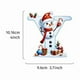 thumbnail image 1 of Custom Personalized Christmas Ornament with Snowman Santa Hat Design, Festive Holiday Tree Hanging Decoration for Family Gift Giving, Home Party Decoration, Memorial Keepsake, 1 of 2