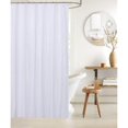 thumbnail image 1 of IH Casa Decor Curtain De Douche En Relief Avec Crochets C Blanc, 1 of 2