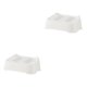thumbnail image 1 of Taburete para orinal Ounissouiy Hecho en PP no tóxico con tablero ancho para niños Blanco 2Conjunto, 1 of 1