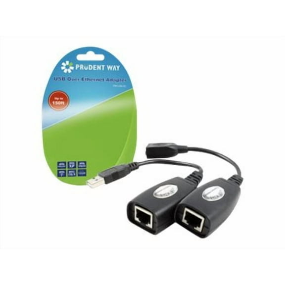 Prudent Way PWI-USB-OE 150 Ft. USB Over Ethernet Adapter