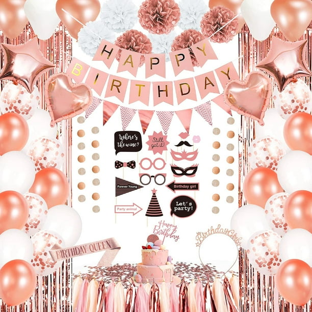 Party city rose gold store