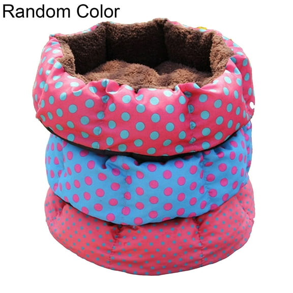 UDIYO Winter Puppy Dog Cat House Soft Thick Warm Fleece Bed Puppy Pet Basket Nest Mat