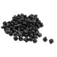 thumbnail image 1 of Protector de patas de silla de plástico Uxcell Tapones de agujero negros 6mm Diámetro 80pcs, 1 of 5
