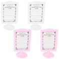 thumbnail image 4 of 4pcs Photo Frames Standing Double-side Photo Display Holders Double Sided Picture Frames, 4 of 9