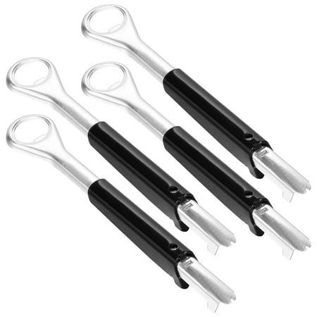 

4Pcs Adjustable Jar Opener Rustproof Adjustable Can Opener Portable Jar Lid Opener Multifunctional Jar Bottle Opener Waterproof Can Lid Opener for Home Kitchens Gadgets