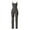 Grey, variant on Womens Yoga Jumpsuit Solid Sleeveless Soft Stretchy Yoga Gym Daily Hollowed Out Back Onesie Lift Sports Fitness Activewear