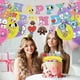thumbnail image 5 of Suministros para fiesta de cumpleaños Bt21, decoraciones de fiesta Bts para fanáticos de Bangtan Boys que incluyen pancarta de feliz cumpleaños, pancarta Bt21, adornos para cupcakes y dibujos ani, 5 of 5