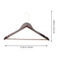thumbnail image 2 of sweaters hanger Hanger Solid Wood Non-Slip Women Daily Use 4Set, 2 of 4