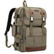 thumbnail image 1 of Mochila de viaje WITZMAN Canvas para hombre con portátil de 17 pulgadas Army, 1 of 8