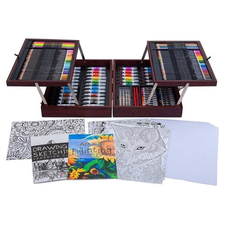 162 Piece Art Supply Case  Art sets, Drawing and illustration, Art supplies