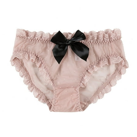 

Pedort Lingerie Women Lace Lingerie Set 2 Piece Plus Size High Waist Bra and Panty Set Underwear(Pink M)