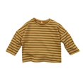 thumbnail image 2 of AUDeals Toddler Kids Striped Sweatshirt - Round Neck Long Sleeve Loose Fit Pullover for Boys and Girls Casual Everyday Wear, 2 of 5