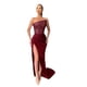 thumbnail image 1 of Vestido de noche largo elegante sin mangas con lentejuelas verdes y hada, 1 of 6