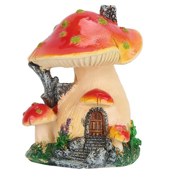Resin Craft,Cute Unique Artificial Mushroom Mushroom Decor Bonsai Ornament Impressive Results