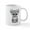 White, variant on CafePress - Cute Baby Snow Leopard Cub Ceramic Mug - 11 oz Ceramic Mug - Novelty Coffee Tea Cup