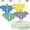 mix, variant on Bee Butterfly Floating Waterer for Bees, Colorful Floating Bee Bath for Garden Ponds, Bees Cups Water for Bees Garden, for Outdoor Garden Decor (Green)