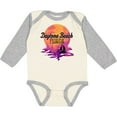 thumbnail image 3 of Inktastic Daytona Beach Florida Sunset Girls Long Sleeve Baby Bodysuit, 3 of 5