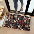 thumbnail image 2 of Halloween Floral Ghosts Pattern Door Rugs,Washable Non Slip Door Mats Indoor,Decorative Door Mats,Entry Mat Indoor for Entrance,Bedroom,Kitchen,Bathroom,16"x24", 2 of 6
