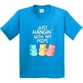 thumbnail image 3 of Inktastic Easter Hangin' with My Peeps Youth T-Shirt, 3 of 5