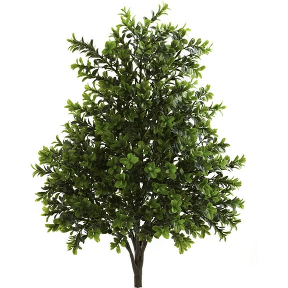 Nearly Natural Green 23" Plastic Sweet Grass Bush Artificial Plant, Indoor/Outdoor, Set of 2