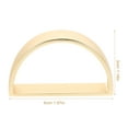 thumbnail image 2 of SEWCHICS Simple Napkin Rings Golden 6Pcs 2.0In D Shape Elegant Style For Home, 2 of 8