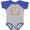 Baseball Heather and Royal, variant on Inktastic My First Easter Bunny Boys or Girls Baby Bodysuit