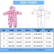 thumbnail image 5 of Chubasquero para niños con capucha, conjunto de charco de lluvia, poncho para lluvia, mono impermeable, chaqueta impermeable ligera y portátil de una pieza M(M), 5 of 5