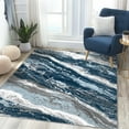 thumbnail image 3 of KUETH Area Rugs for Bedroom 8x10 Abstract Machine Washable Vintage Rugs Distressed Modern Print Throw Rug for Living Room Aesthetic, Non Slip Carpet with Gripper, 3 of 9