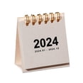 thumbnail image 1 of Calendario de escritorio 2024, cubiertas de calendario, calendario de encuadernación con doble alambre para planificar la organización del programador, 1 of 8