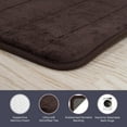 thumbnail image 5 of Somerset Home 2-Piece Memory Foam Striped Bath Mat Set, 5 of 7