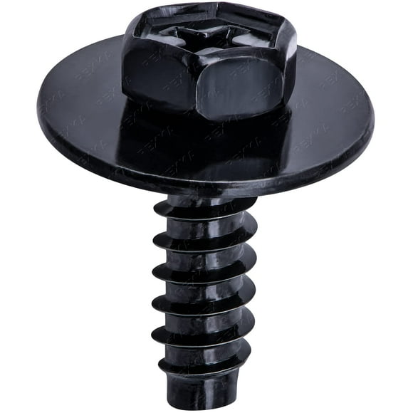 Rexka 20pcs M5-1.81 x 16mm Fender Liner Splash Shield Bumper Cover Screw Bolt Phillips Hex Head Sems for Mazda 9CF600516B Mazda 6 Mazda 3 Miata Protege CX-5 CX-7 CX-9
