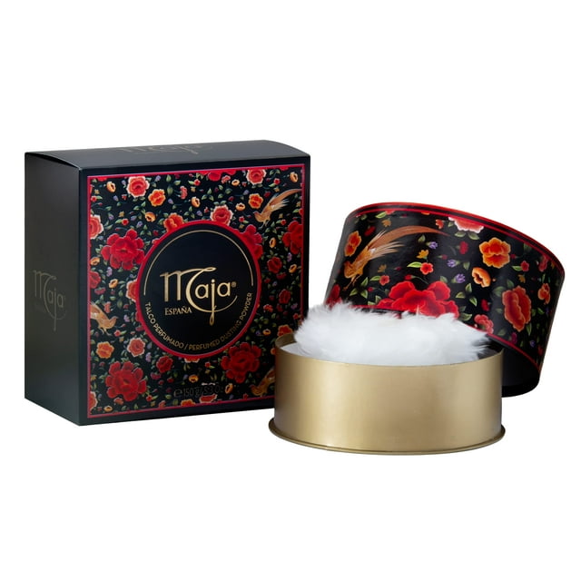 Talco en Polvo Perfumado Maja 150 ml Blanco