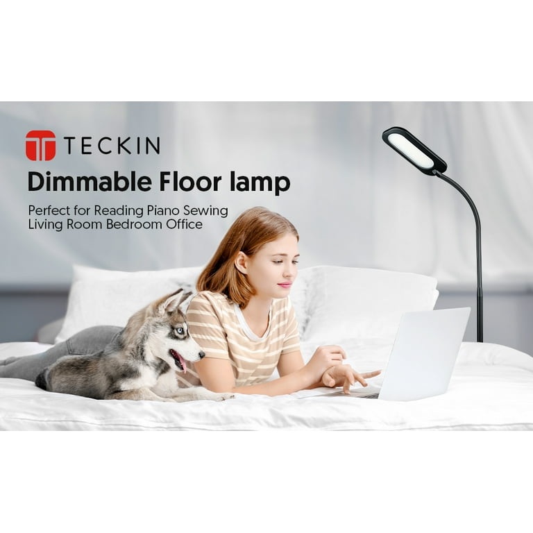 Lampe de lecture TECKIN FL32 sur pied à LED, 5 températures de