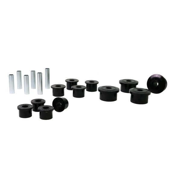 Kit de Resortes Whiteline W73819 Bujes de Grilletes Traseros de Ballesta
