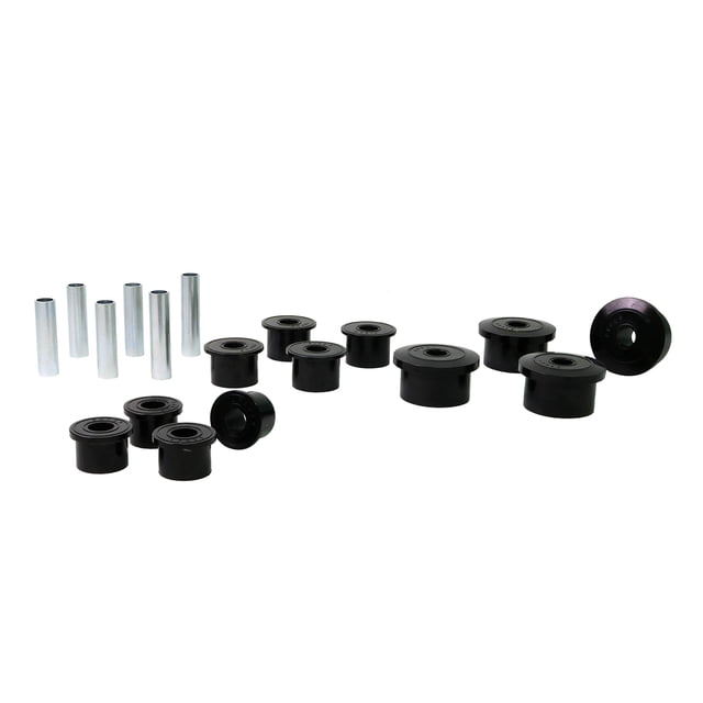 Kit de Resortes Whiteline W73819 Bujes de Grilletes Traseros de Ballesta
