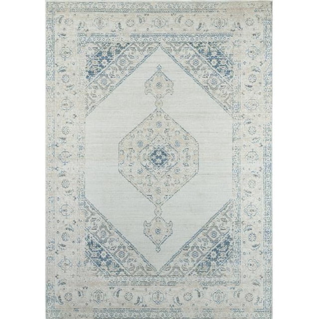 Momeni ISABEISA10BLU2030 2 x 3 ft. Isabella Machine Made Traditional Rectangle Area Rug, Blue