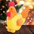thumbnail image 2 of Rooster Plush Toy, Cute Chicken Stuffed Animal Hugging Pillow Plushie Doll Birthday Gift, 2 of 8