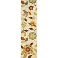 thumbnail image 5 of SAFAVIEH Blossom Marielle Floral Wool Area Rug, Beige/Multi, 6' x 6' Round, 5 of 10