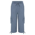 thumbnail image 6 of Women's Casual Pants Women Lightweight Hiking Pants Casual Pants With Pockets Travel Pant,Blue Women's Casual Pants M, 6 of 8