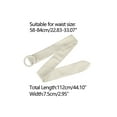 thumbnail image 4 of INSPIRE CHIC Womens Wide Waist Belts Soft Dress Belts for Ladies Vintage Beige, 4 of 5