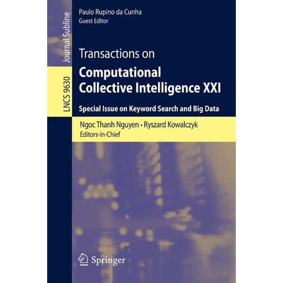 Transactions on Computational Collective Intelligence XXI: Special Issue on Keyword Search and Big Data, (Paperback)