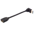thumbnail image 5 of 8K 90 Degree Angle Displayport 1.4 Extension Cable, Displayport Male to Female Displayport Cable Cord for HP Dell Asus 8K@60Hz 4K@144Hz 1080p@240HZ 15cm (Down), 5 of 5