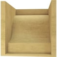 thumbnail image 4 of 12"W x 12"D x 12"H Wide Newport Rough Cedar Woodgrain TimberThane Corbel, Primed Tan, 4 of 6