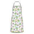 thumbnail image 5 of Zufioo Frog Wear Chef Hat for Lock Hem Apron with Pockets, Stain and Oil Proof Tie-down Apron for Cooking Barbecue Restaurant, Unisex-One Size, 5 of 9