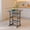Gray, variant on Topcobe 30 Inch Square Bar Table Dining Table with Slatted Tabletop, Outdoor Patio Furniture for Garden Backyard Pool Deck-Gray